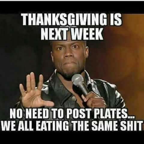 Thanksgiving is coming