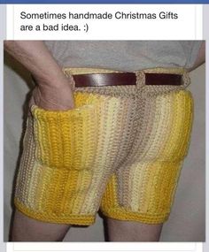 Don't crochet people presents. Just don't