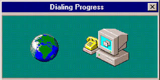old dial up internet - Dialing Progress