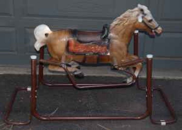 Best rocking horse ever (until your older cousin who exceeded the weight limit BROKE it)