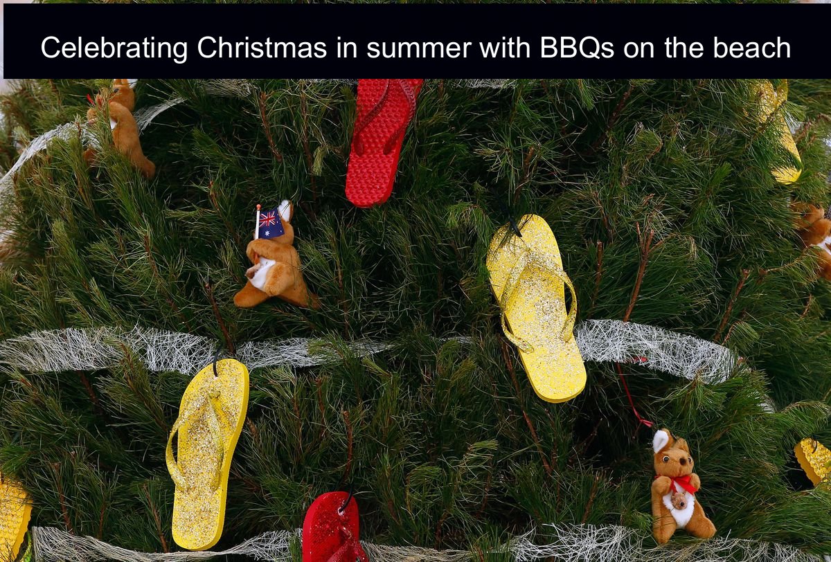 tree - Celebrating Christmas in summer with BBQs on the beach