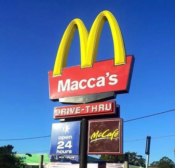 macca's australia - Macca's DriveThru open McCale 24 hours Michelin