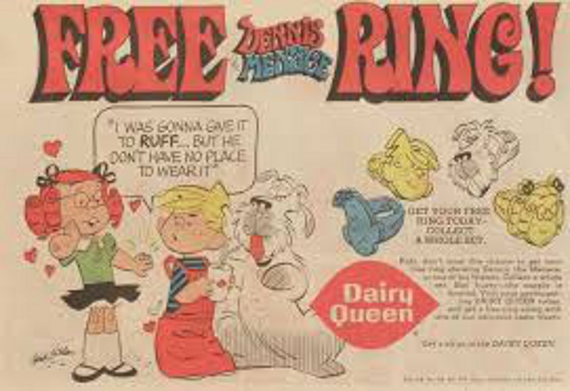 old dairy queen ads - 199 Paintel W45 Gonmove It To Ruff...But He Donthaeno Place Td Weariti Tung Tolly Dairy Queen