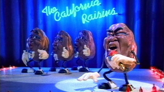 And who can forget the raisins singing "I heard it through the grape vine?" There was even a lunch box!