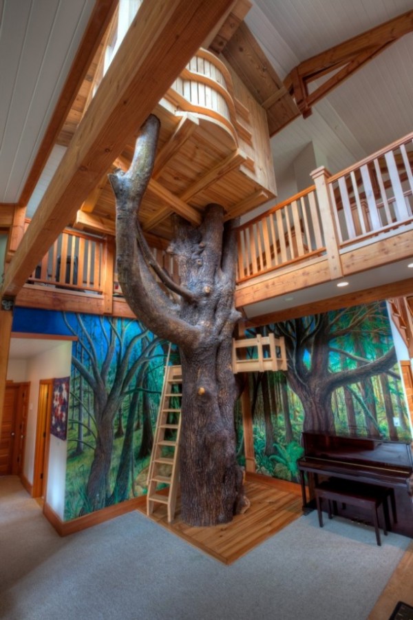 indoor treehouse