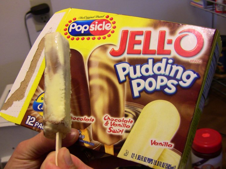 discontinued childhood snacks - CopScle Jello Brand Puddin Popso 12 Pa Tocolate Chocolate & Vanilla Swirl Re Vanilla 121.65 Pl Oz Pops 19.8 Floz 1585