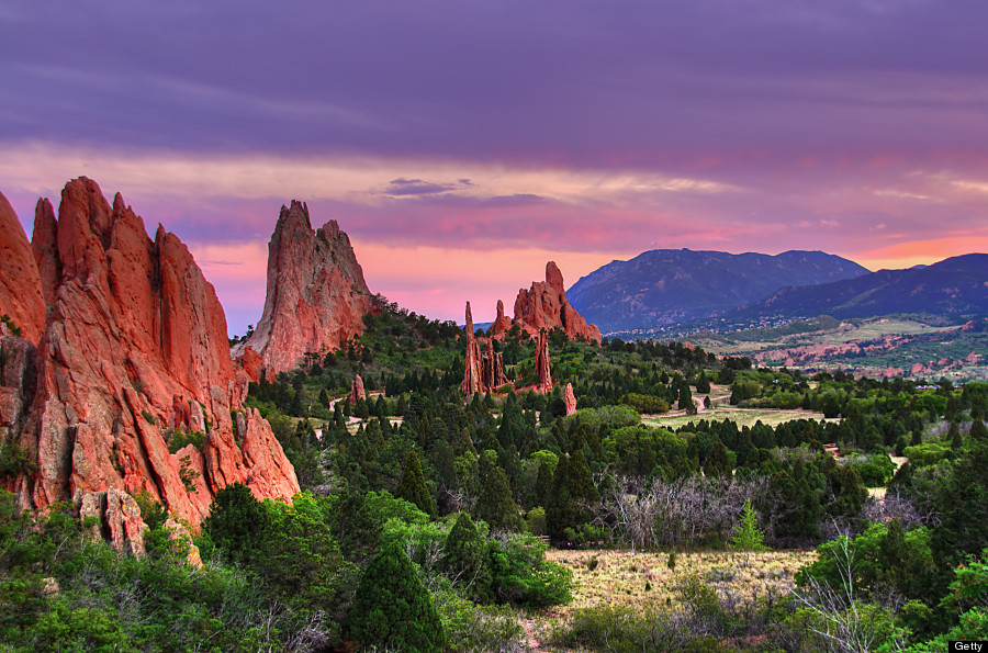 Imagine the end of your Monday, complete and done as you gaze on this beautiful view of Colorado