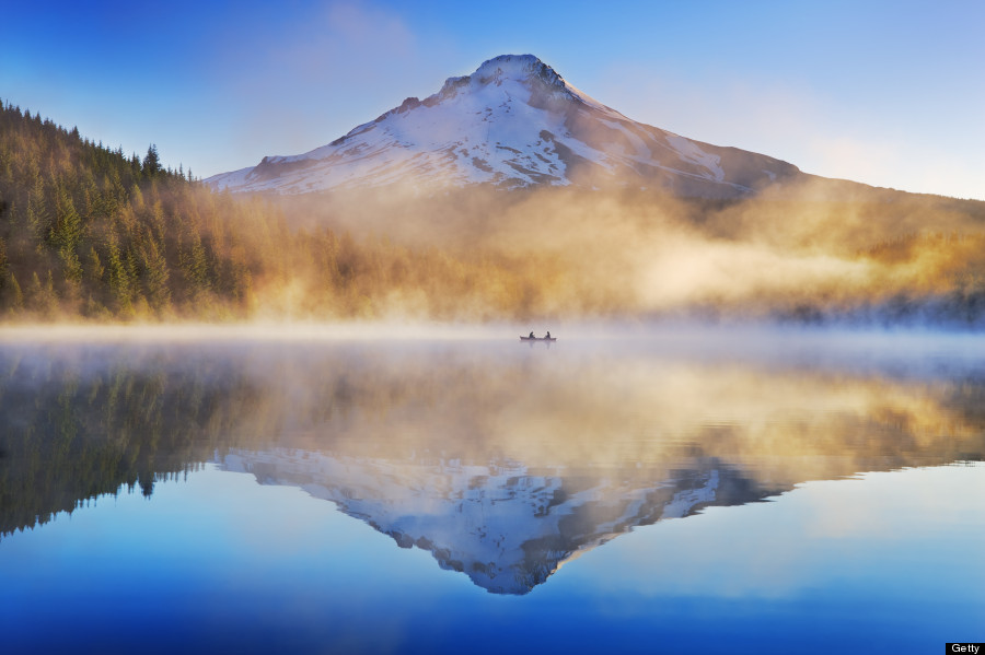 Work on your diagphragmatic breathing as you imagine breathing in the clean mountain air, cool, crisp and invigorating. Exhale the stress and negativity.