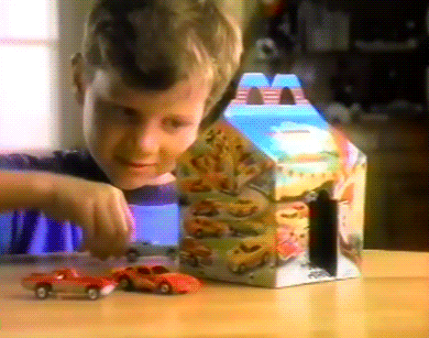Remember seeing the newest toys on the commercials and dragging your parents in even though you didn't really want the burger?