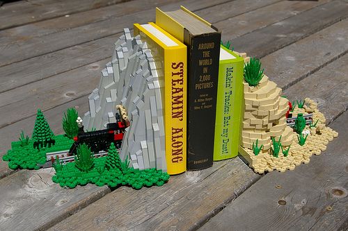 Make your own creative bookends
