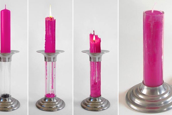 Never waste another bit of that taper candle