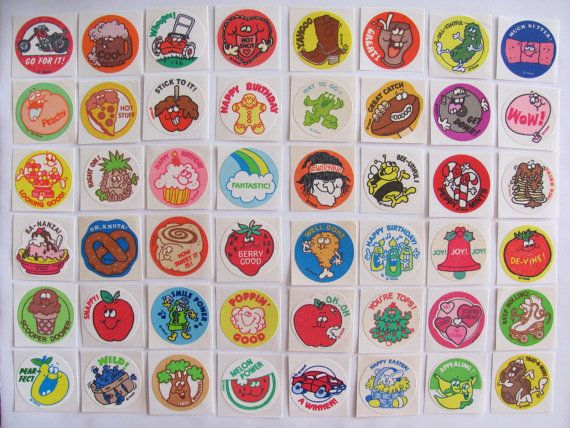 Stickers from the 80s