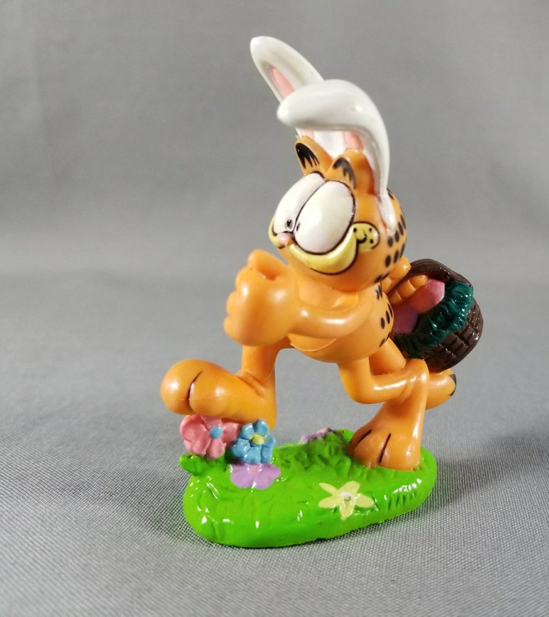 Garfield was a big presence on the Easter scene
