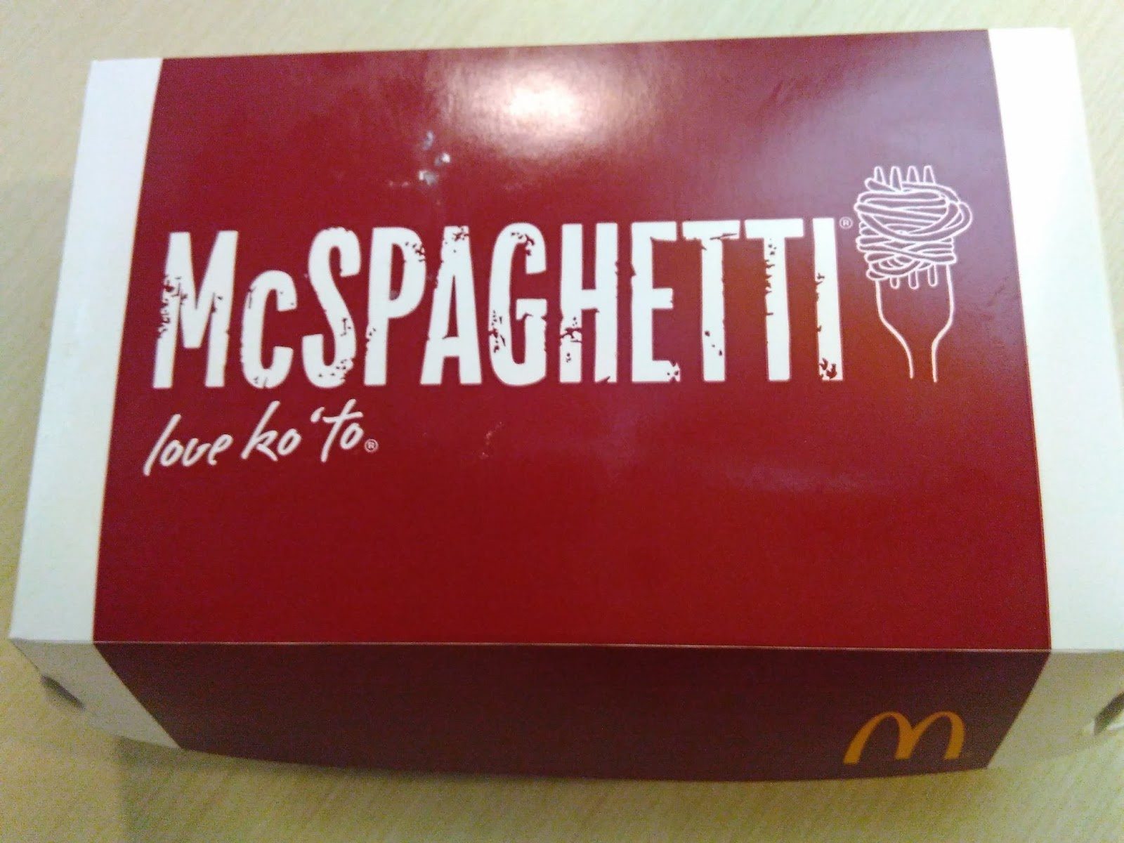 Failed products - mcdonalds philippines mcspaghetti