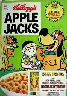 apple jacks vintage - sy Kellogg's Apple Jacks Chuis Free Inside How Animals Hoe Munt By Number Picture Akteur Inema Por Des Essage