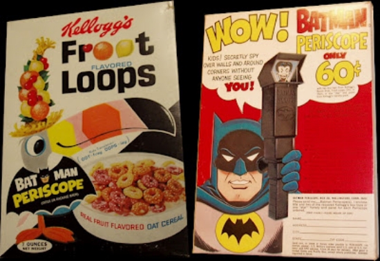 best cereal toys - Wowe Periscope Kellogg's Froot Loops Flavored Kids! Seoretly Spy Ever Walls And Around Comers Without Anyone Seeing You! 60 con oor to Batman Periscope Auit Flavoreo Cat Ce Gat Cerea 1QUNCES