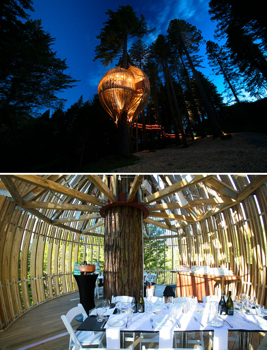 yellow treehouse restaurant - It