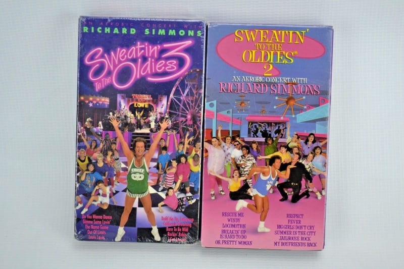 Richard Simmons Sweatin Oldies To The An Aerobic Concert With Richard Simmons Do You Wanna Desa Gmine Sone lovin The Name Game Ol Bam To Robin Robin Rescue Me Windy Lactmot Breakin Up Is Hard To Do Of Pretty Wiman Respect Fever Big Girisikintcry Summer In