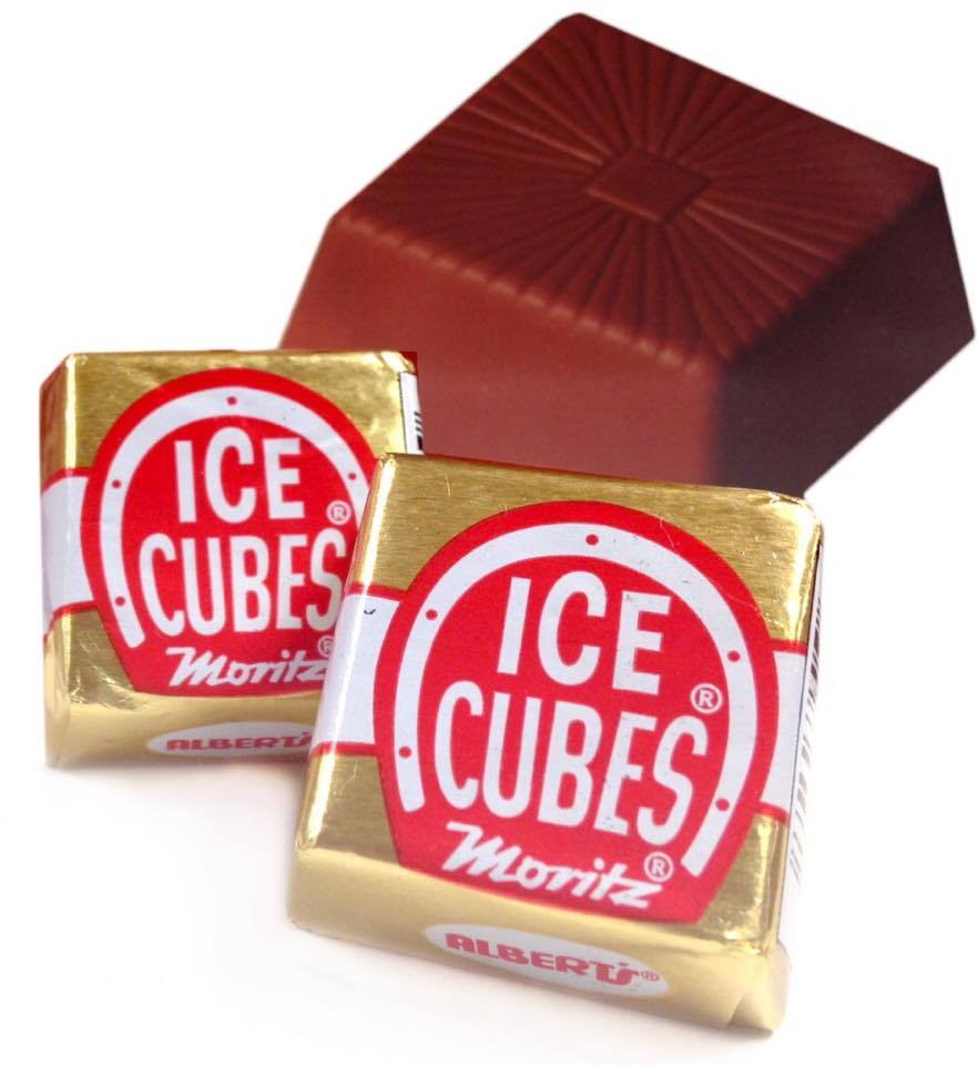 chocolates ice cubes