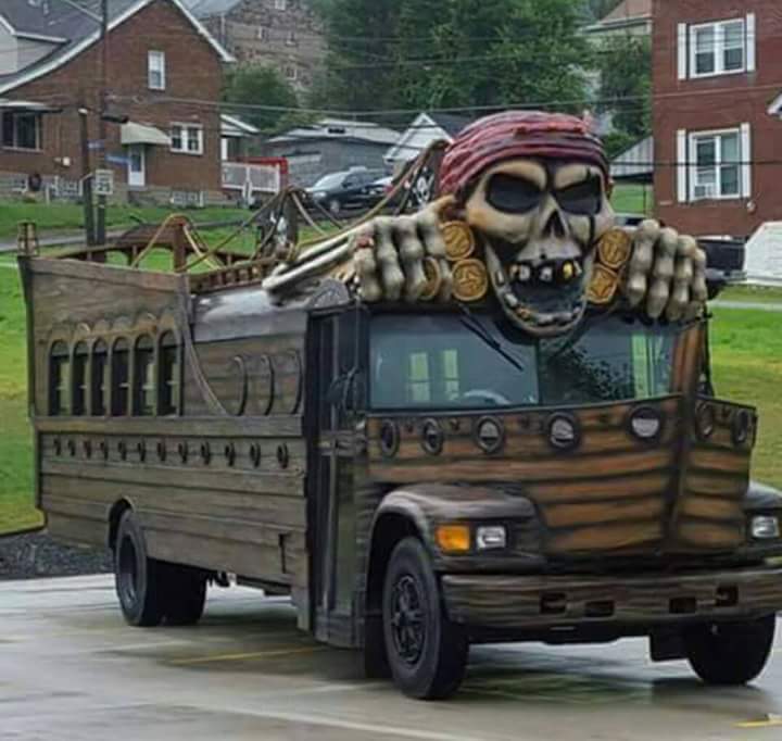 pirate bus driver