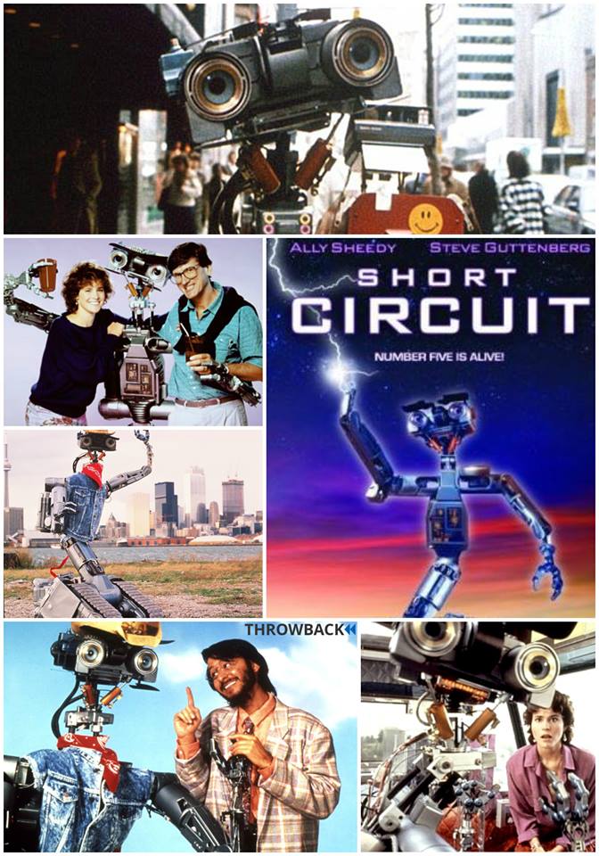 robot - 2892 Ally Sheedy Steve Guttenberg Short Circuit Number Five Is Alive! Throwback