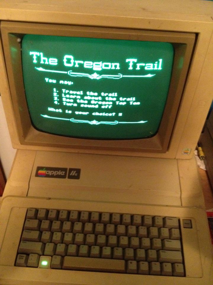 Free time was so much more fun with the Oregon trail and math games