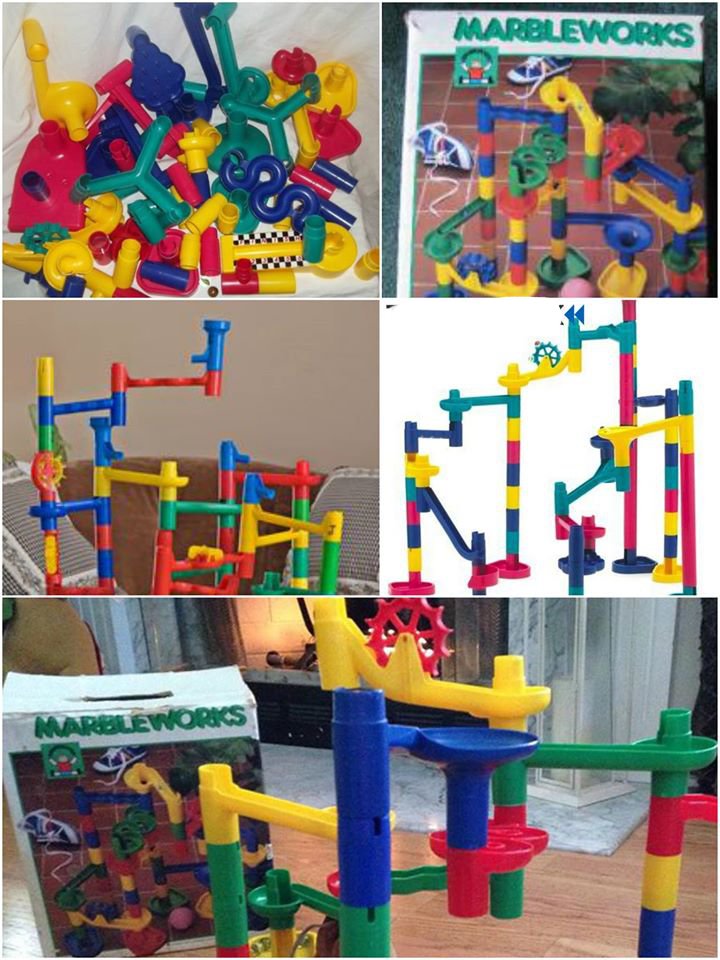 And even though you were a little too old, you still had a blast building marble runs