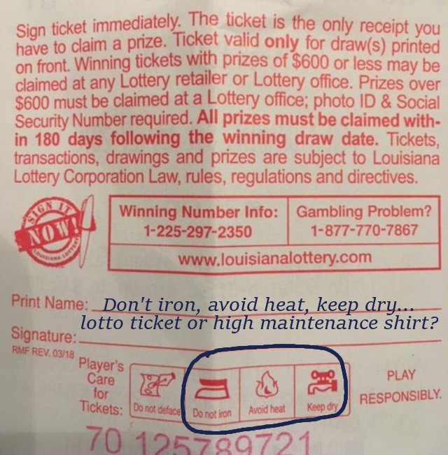 Sign ticket immediately. The ticket is ticket immediately. The ticket is the only receipt you to claim a prize. Ticket valid only for draws printed on front. Winning tickets with prizes of $600 or less may be claimed at any Lottery retailer or Lottery…