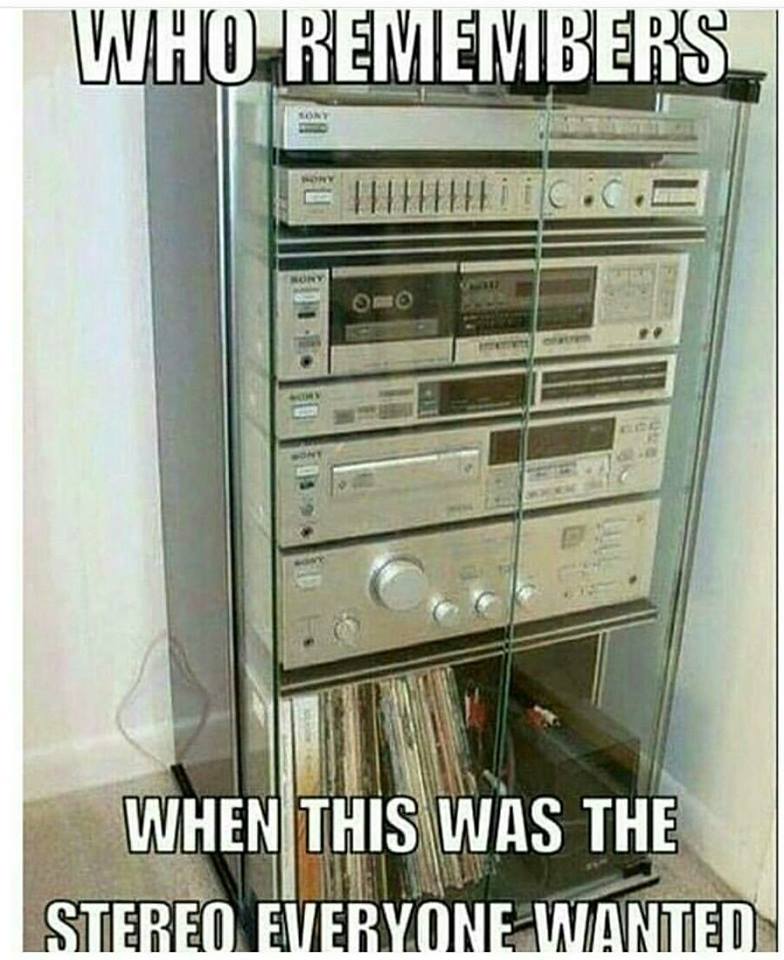 stereo memes - Who Remembers som When This Was The Stereo Everyone Wanted