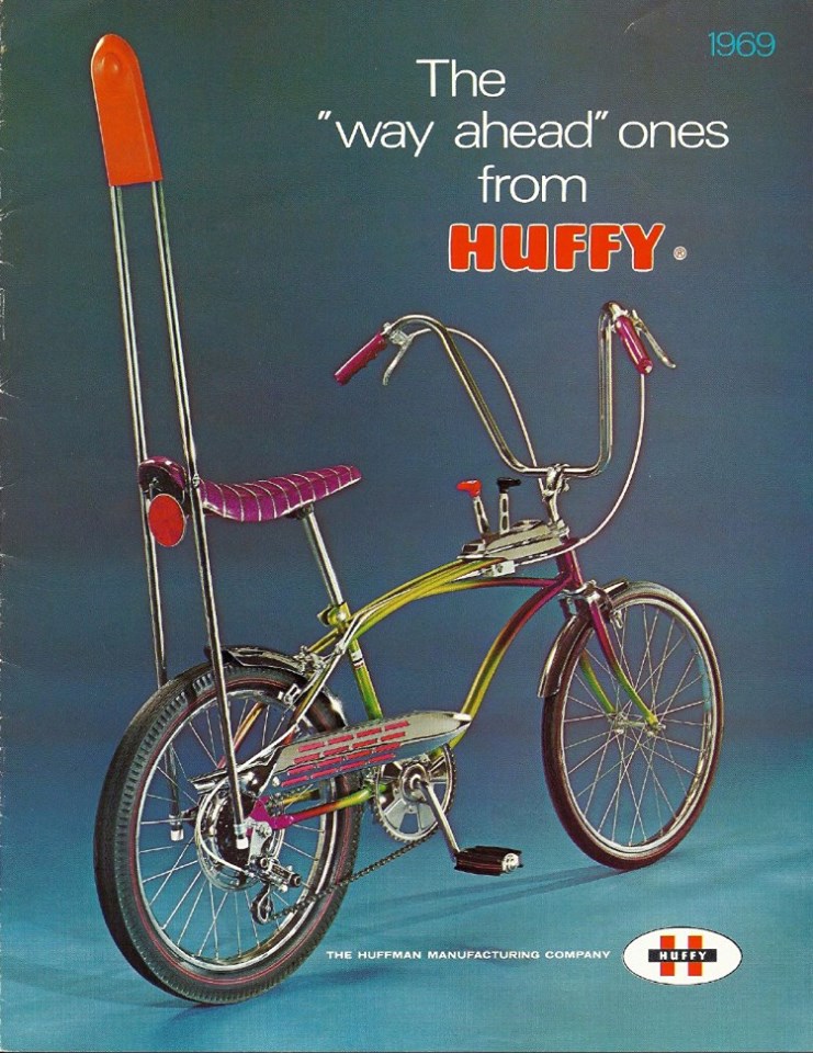 banana seat sissy bar - 1969 The "way ahead" ones from Huffy The Huffman Manufacturing Company Huffy