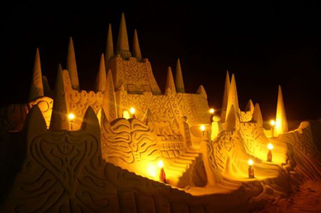 Incredible sand castles
