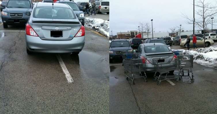 double parking spaces revenge