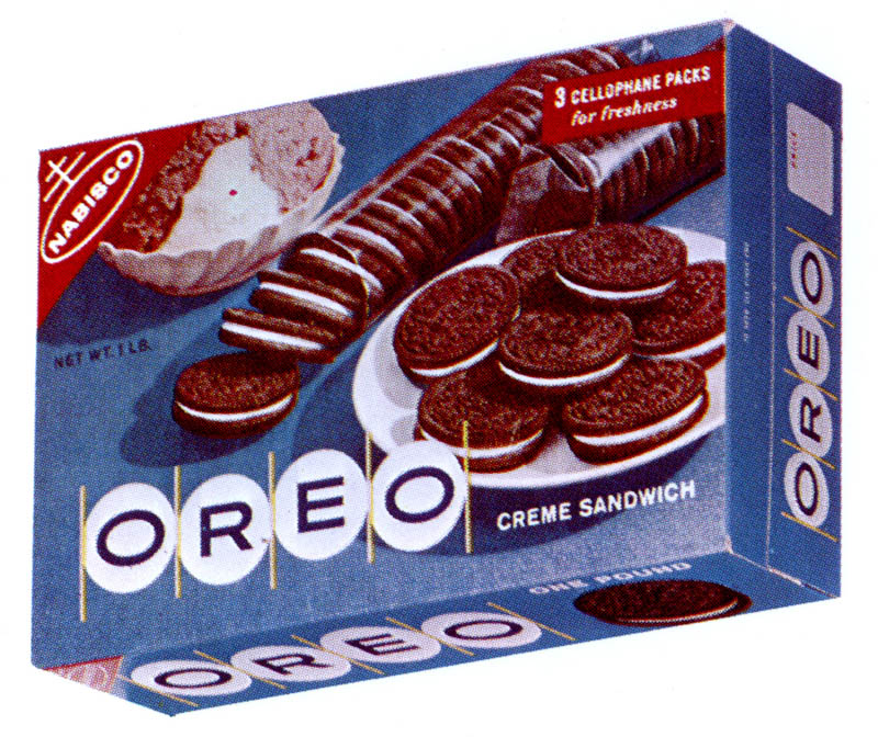 And oreo packaging has changed a bit. I miss the boxes that were around even in the '80s