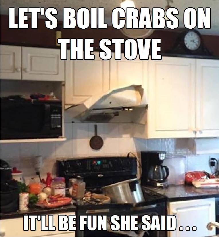 pressure cooker reddit - Let'S Boil Crabs On The Stove It'Ll Be Fun She Said...