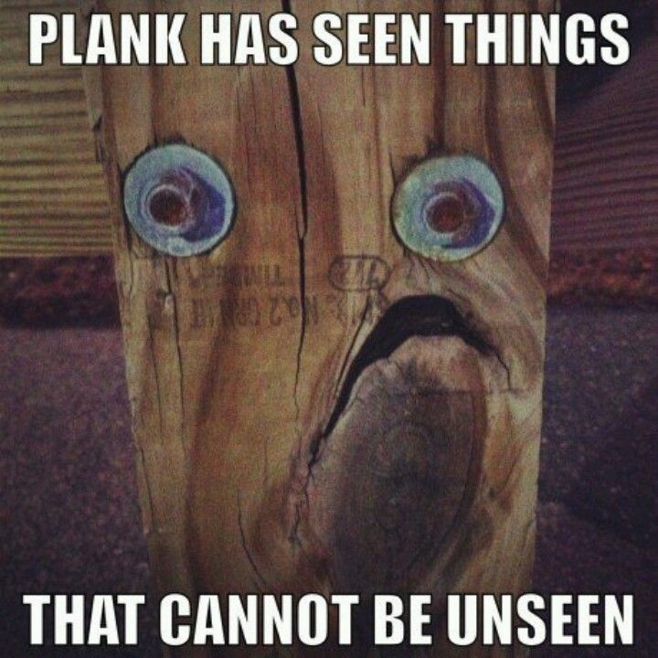 top funny memes - Plank Has Seen Things That Cannot Be Unseen