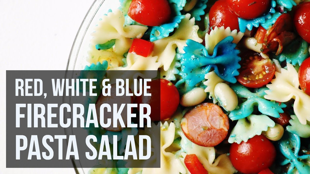 Red, White & Blue Firecracker Pasta Salad