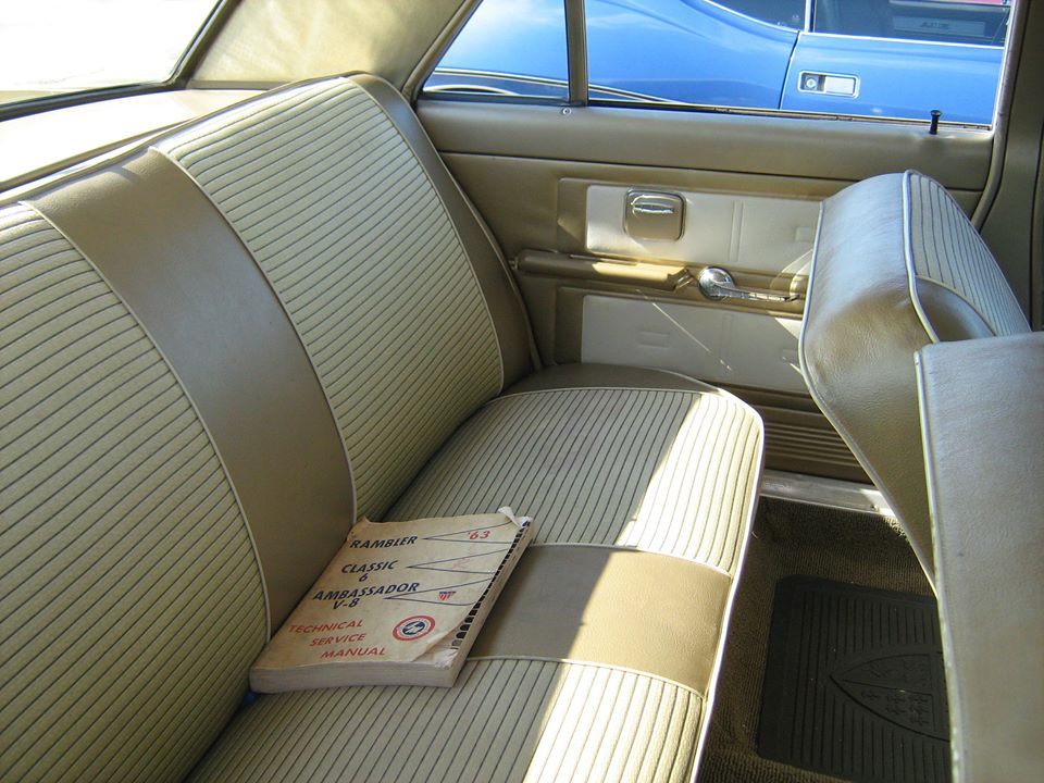 ambassador seat - Rambier Classic Ambassador Technical Service Manual