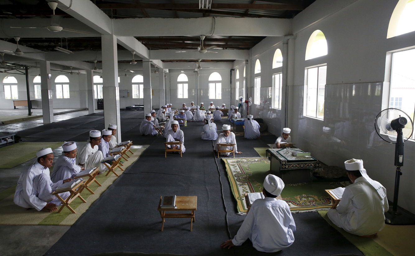 Here's a boy school in Malaysia