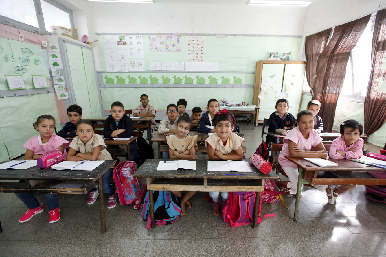 A primary class in Tunisia