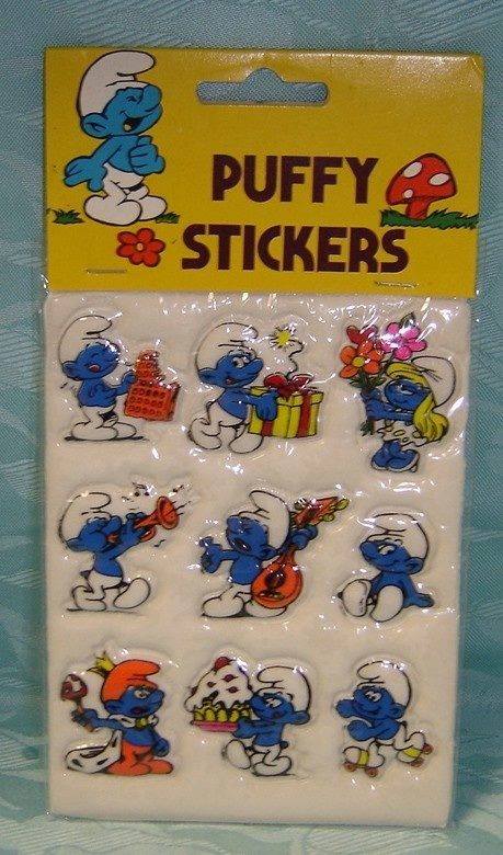 80's puffy stickers - Puffy Stickers