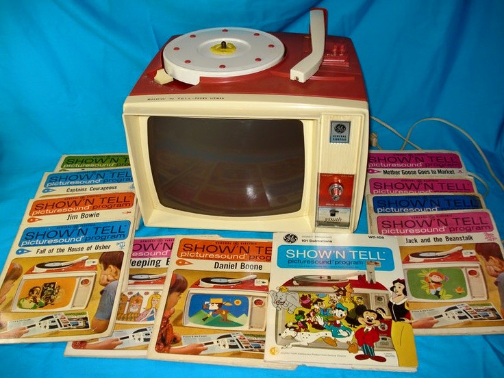 Before kids had tellies in their rooms, we had these.