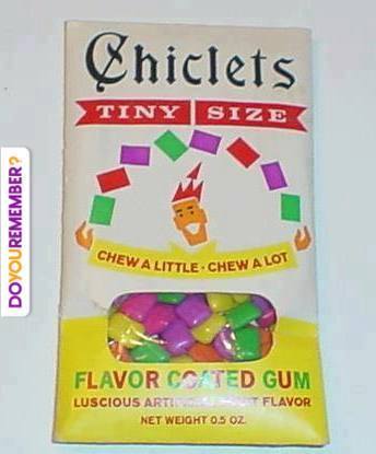 The chicklet packs changed by the time the '80s and '90s kids enjoyed them and I'll bet the size and flavors did too. Haven't seen this one in a few years- anyone else?