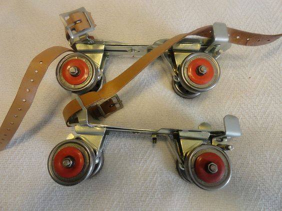 Metal skates and wheels had to be brutal to use. The first wheelies?