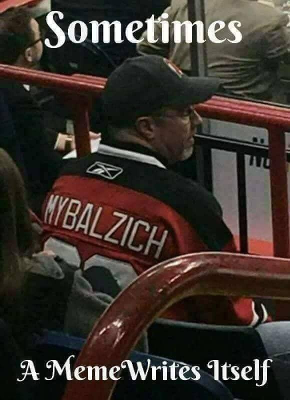 mybalzich jersey - Sometimes Mybalzich A Meme Writes Itself