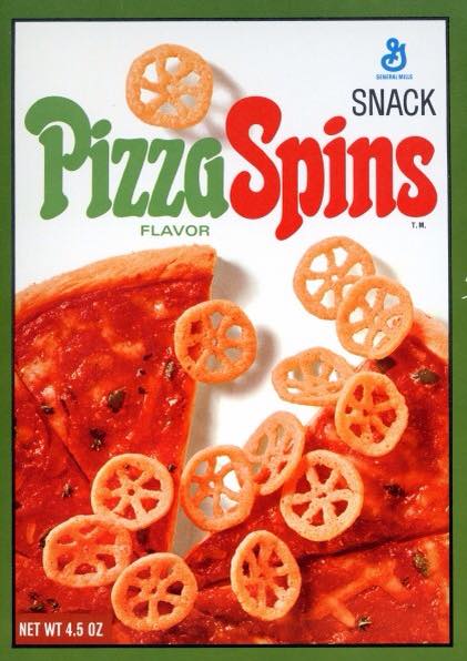 1960s snacks - Snack PizzaSpins Flavor Net Wt 4.5 Oz