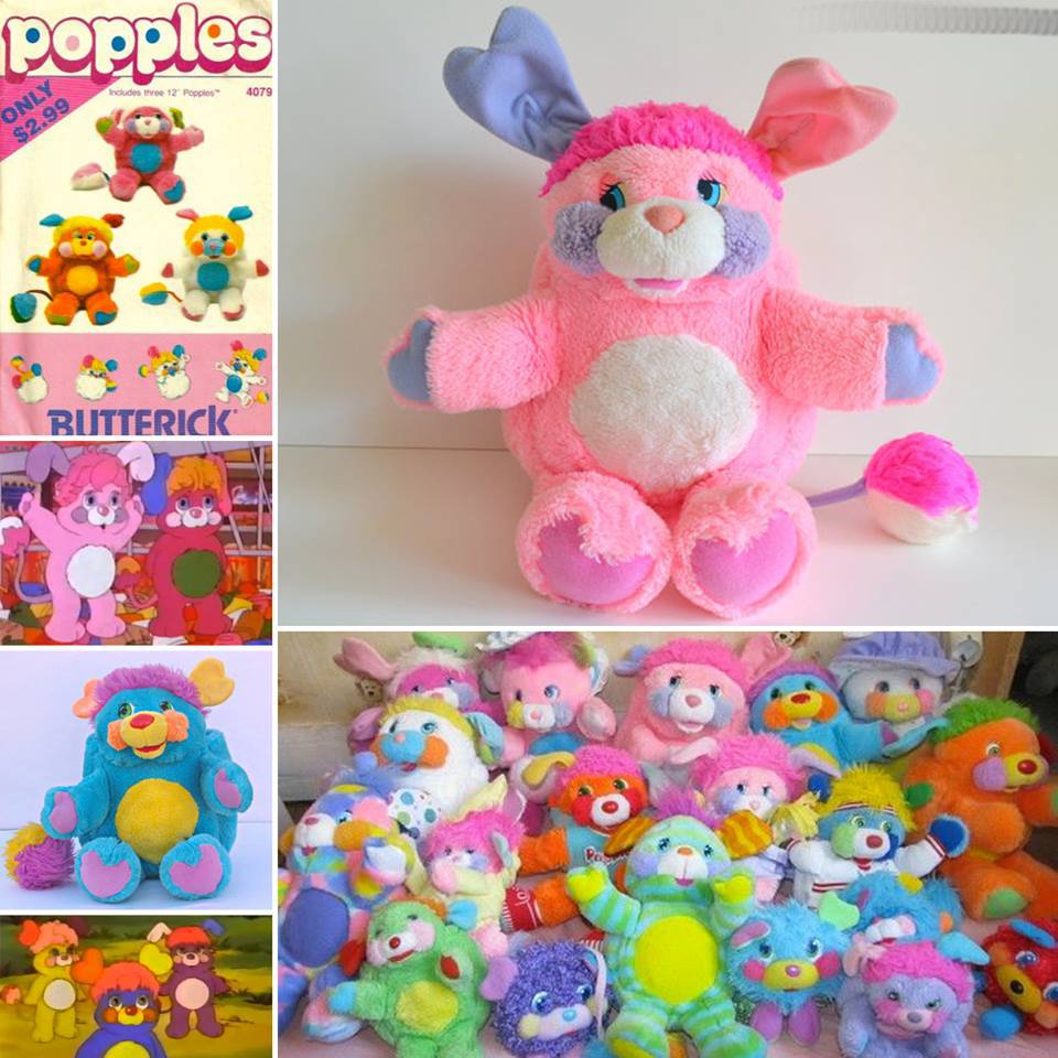 popple toys 80's - popples Includes the 12 Poppies 4079 Only $2.99 Butterick