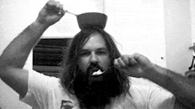 guy eating cereal gif