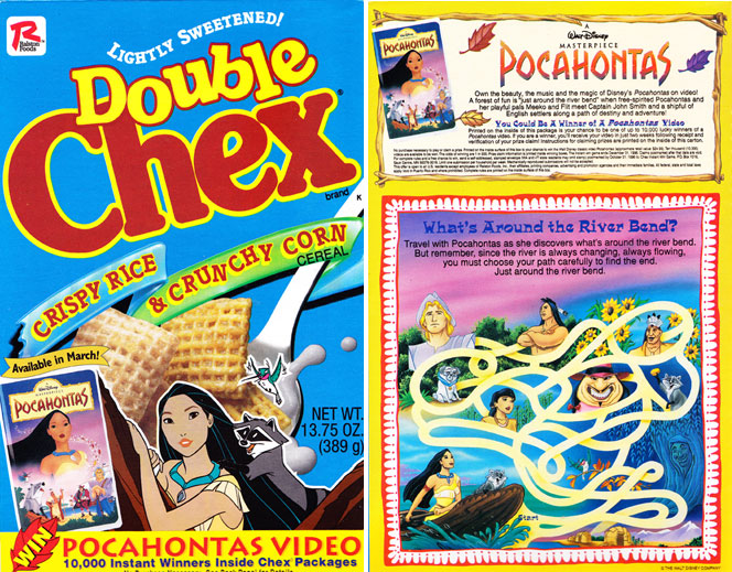 90's chex cereal - Tened! Ortley Masterpiece Getly Sweetened Pocahontas Pocahontas Double Own the beauty, he music and the magic of Disney's Pocahontas on video! A forest of lun d d e bang when trimmed Pocahontas ang Captain John Simanda olish on a path o