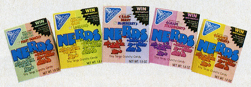 And they make still make nerds but not like we enjoyed them. So many choices and options.