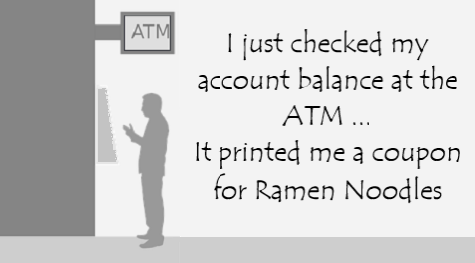 lil wayne quotes and sayings - I just checked my account balance at the Atm ... It printed me a coupon for Ramen Noodles